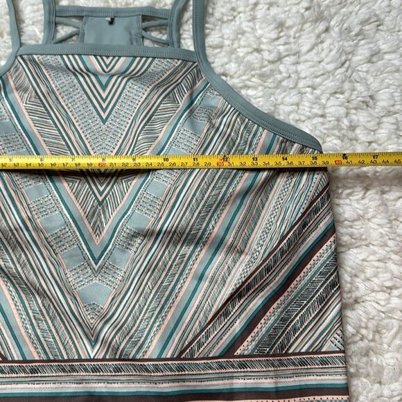 Prana Women's Dresses Prana Ardor Dress Aqua Halter Built in Bra ZZ25 - Picture 6 of 9